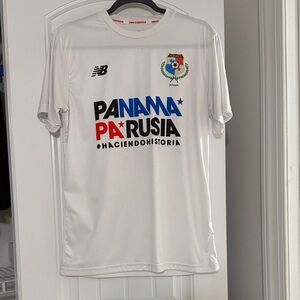 New Balance White Panama Graphic Jersey